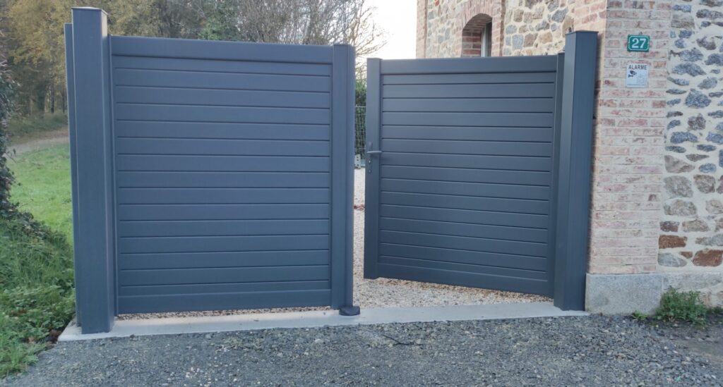 portail aluminium sur mesure