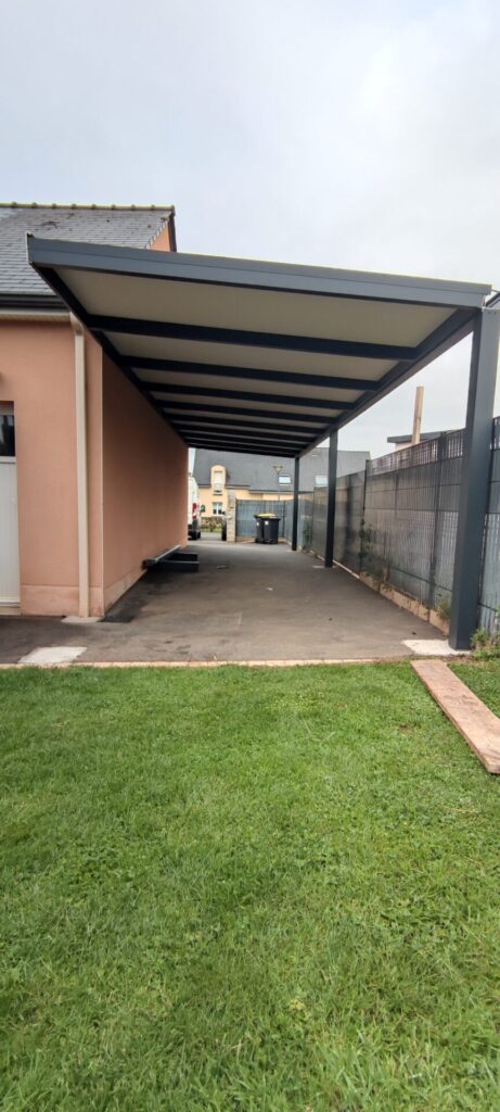 Carport monopente