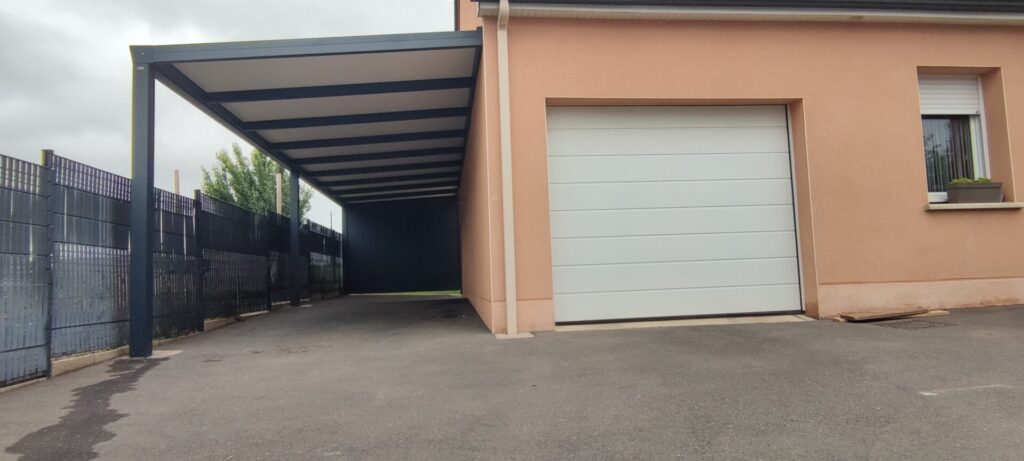Carport monopente